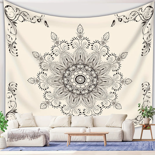 Bohemian Mandala Tapestry Wall Hanging